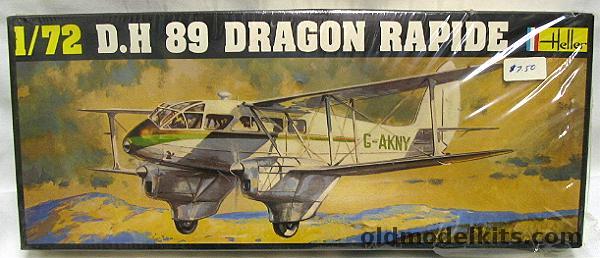 Heller 1/72 DH-89 Dragon Rapide, 345 plastic model kit